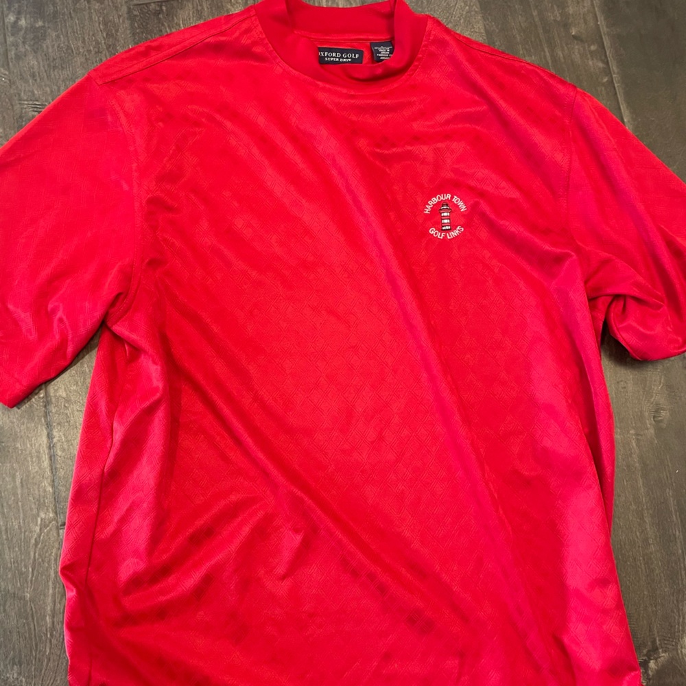 Short sleeve golf mock turtleneck